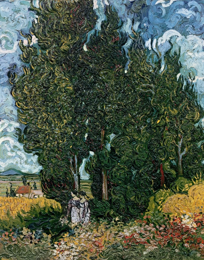  84-Vincent van Gogh-I cipressi, 1889-90 - Rijksmuseum Kroller-Muller, Otterlo 